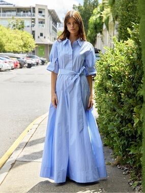 SIMKHAI
NWOT Truman Cotton Shirt Dress